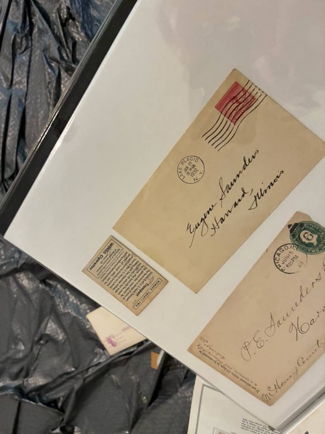 Vintage Postal Envelopes with Stamps