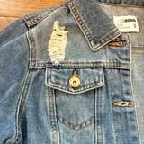 Sono Denim Collection Distressed Jean Jacket - Image 6