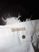 RALPH LAUREN White Denim Cut-Off Shorts Size 28 Womens Ladies - Image 6