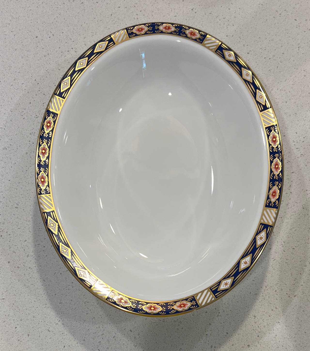 Royal Crown Derby Old Imari 1128 Oval Vegetable Bowl