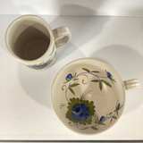 Hand-Painted Pottery Mug and Bowl Set Italy - Image 2