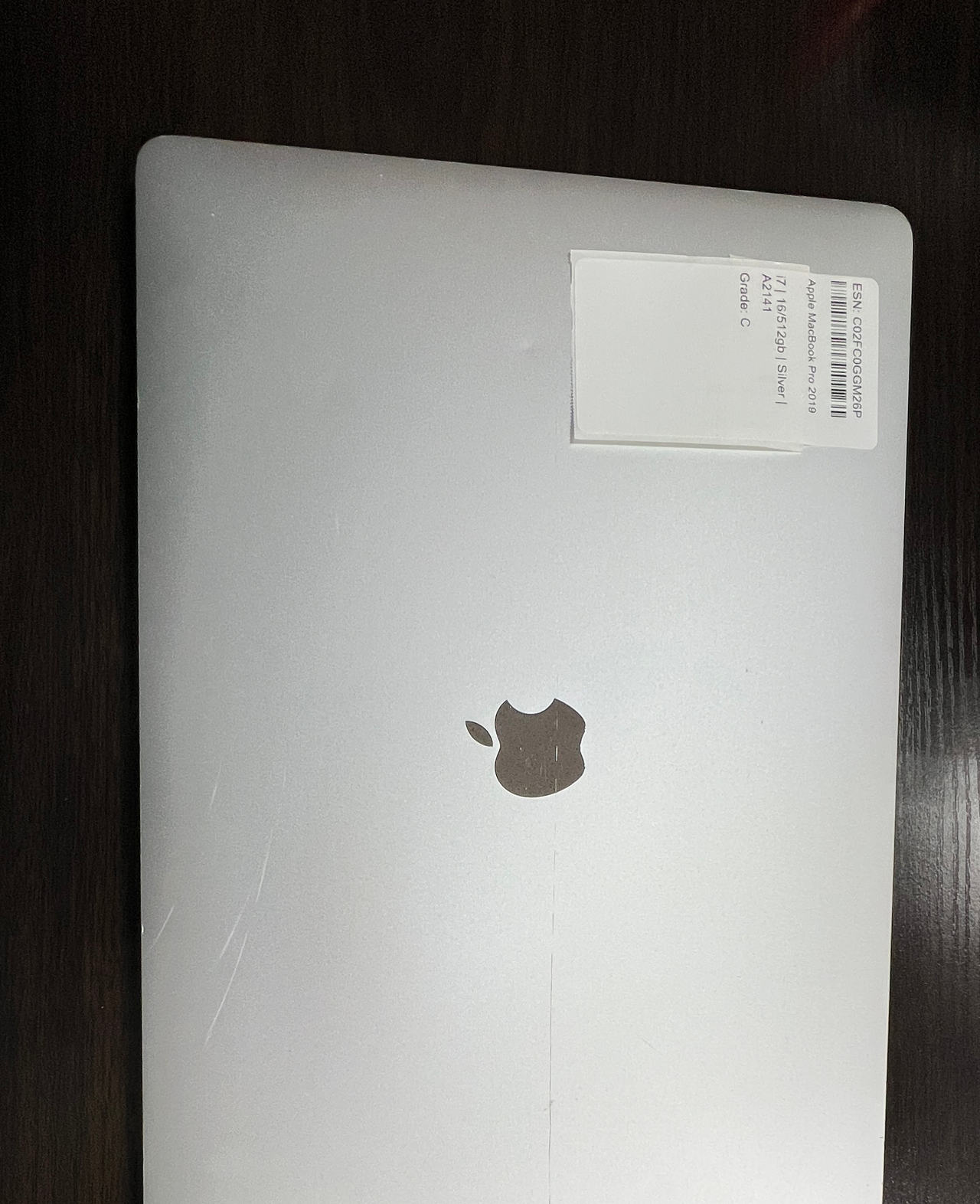 Apple MacBook Pro 16-inch 2019 i7 16GB 512GB Silver