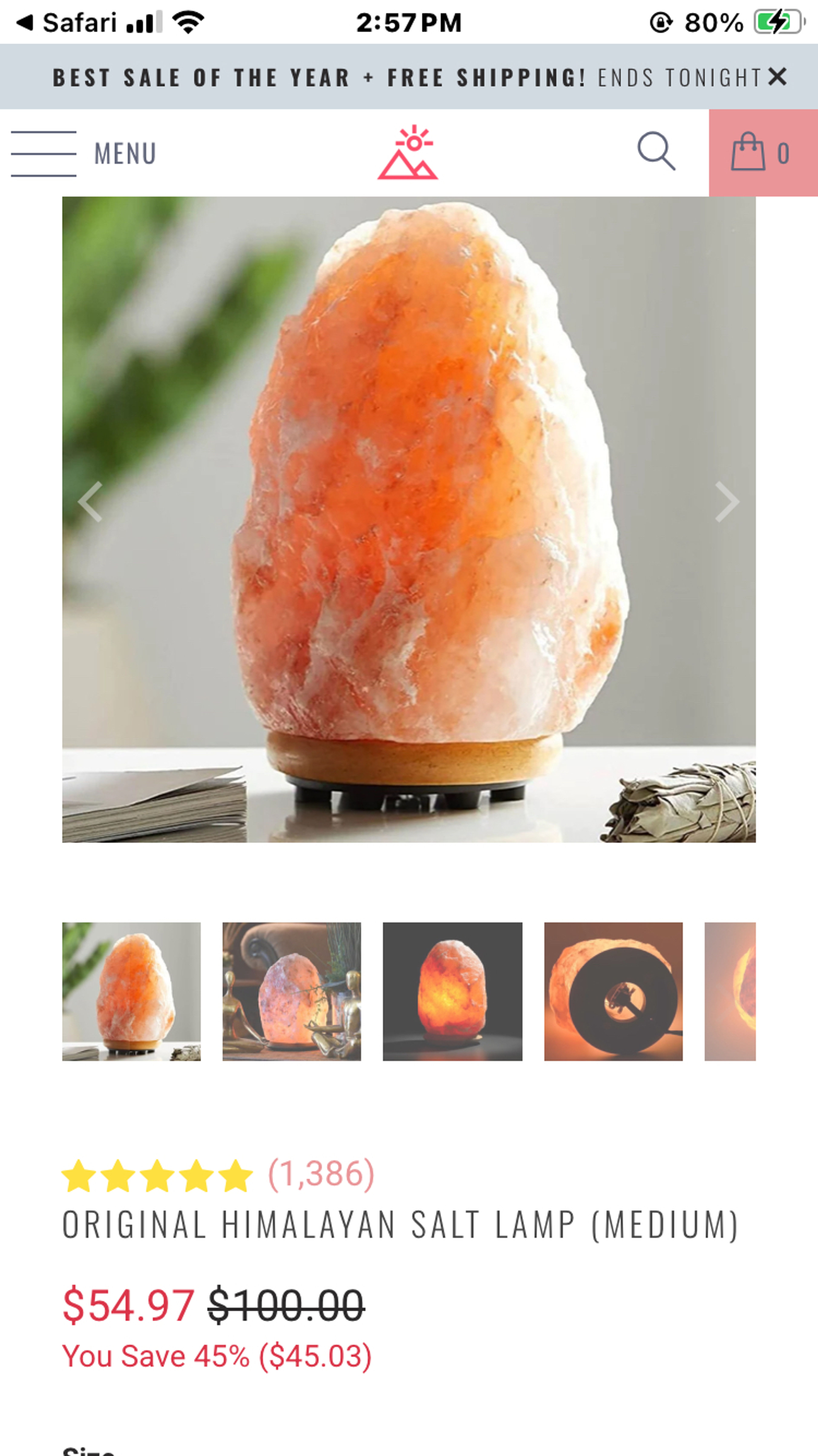 Himalayan Salt Lamp