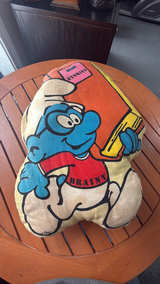 Wallace Berrie Smurf Fabric Panel Pillow 18-inch - Image 2