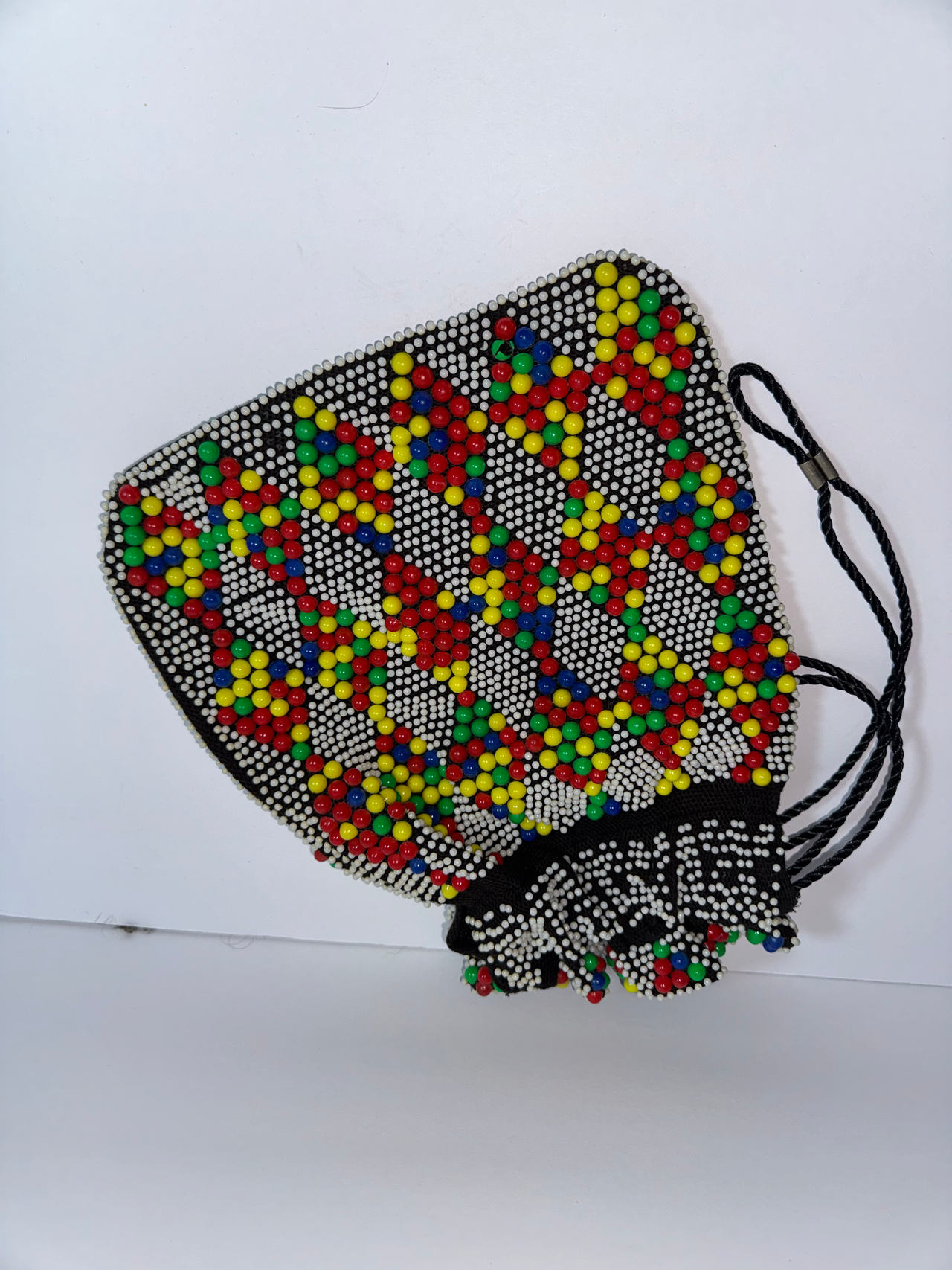 Beaded Drawstring Purse