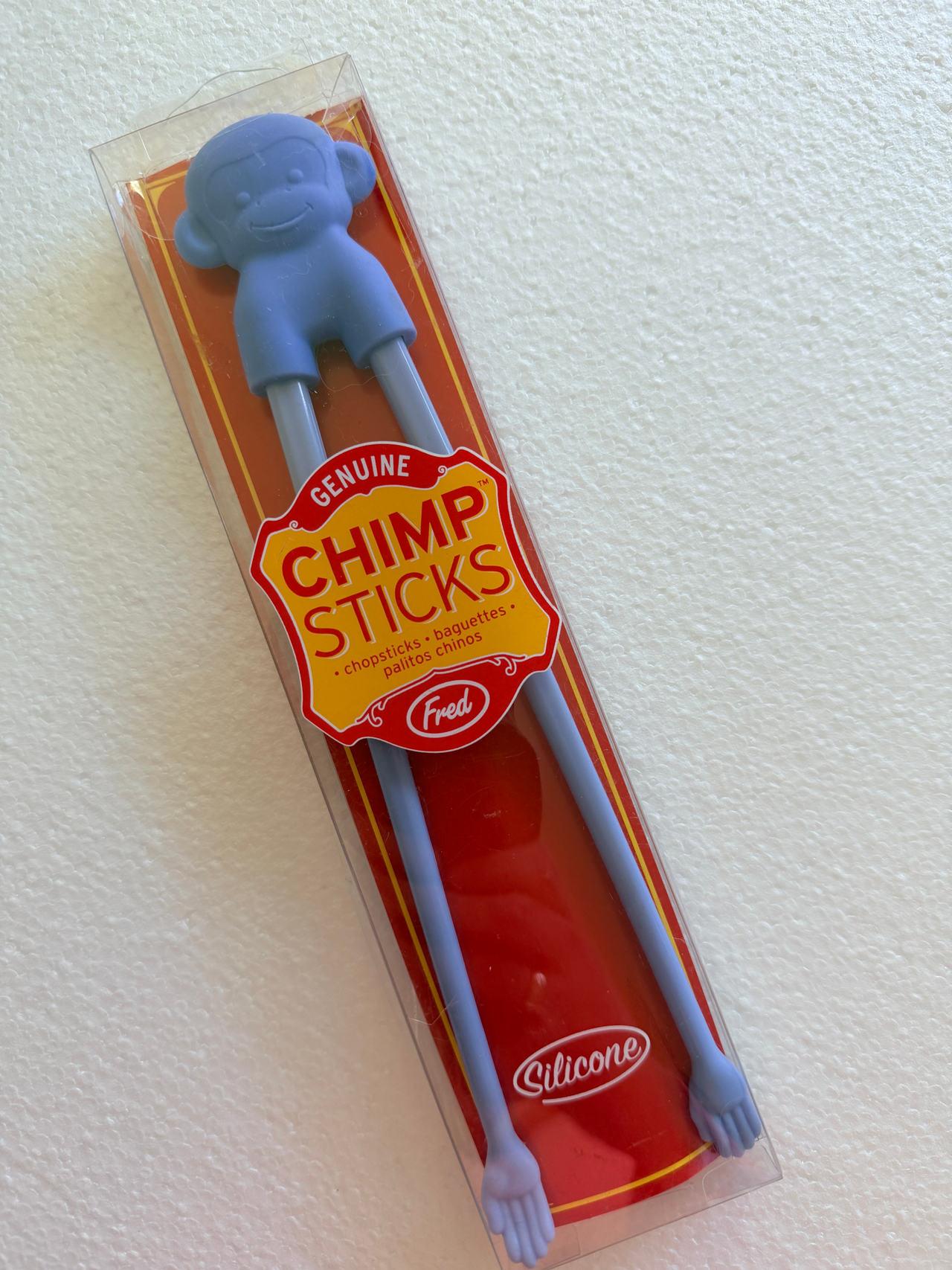 Fred & Friends Chimp Sticks Silicone Chopsticks NEW