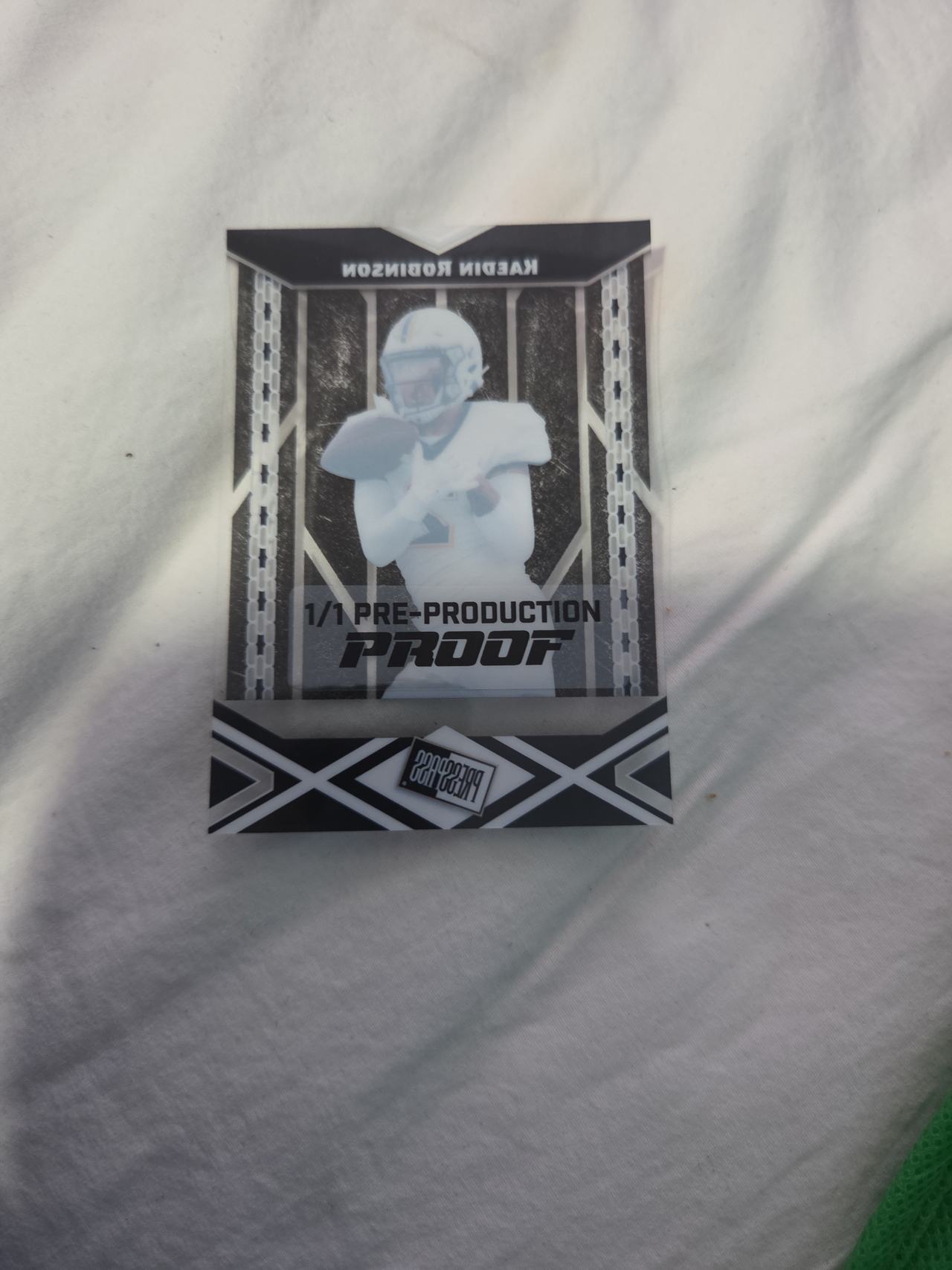 Kaedin Robinson 2024 Press Pass Premium 1/1 Pre-Production Proof