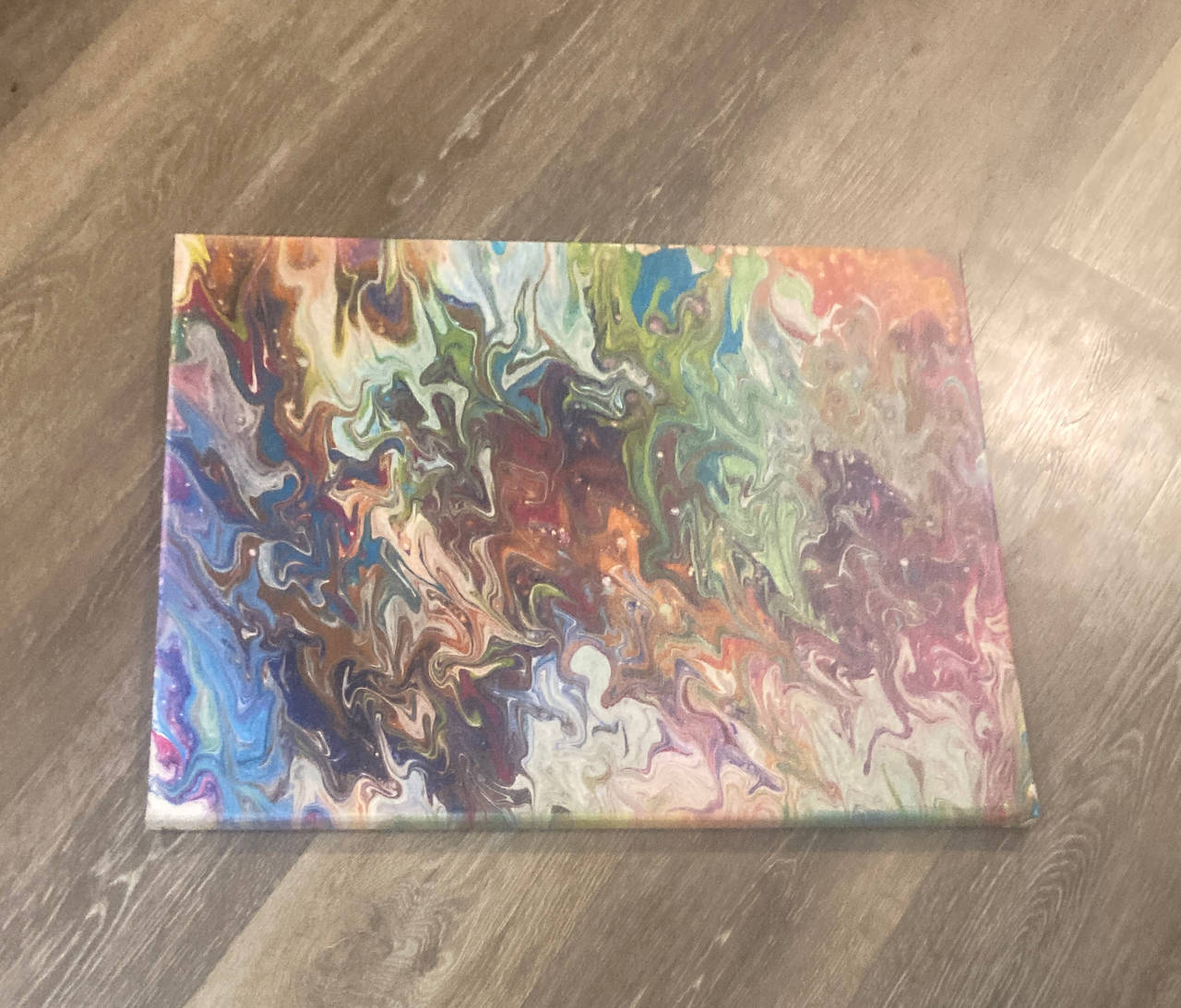Original Scribble Painting - Oyasuminasai
