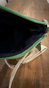 Coach Crossbody Bag with Green Trim - Image 4