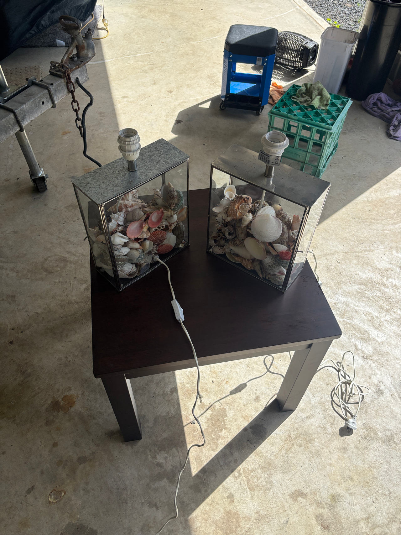 Seashell Table Lamps
