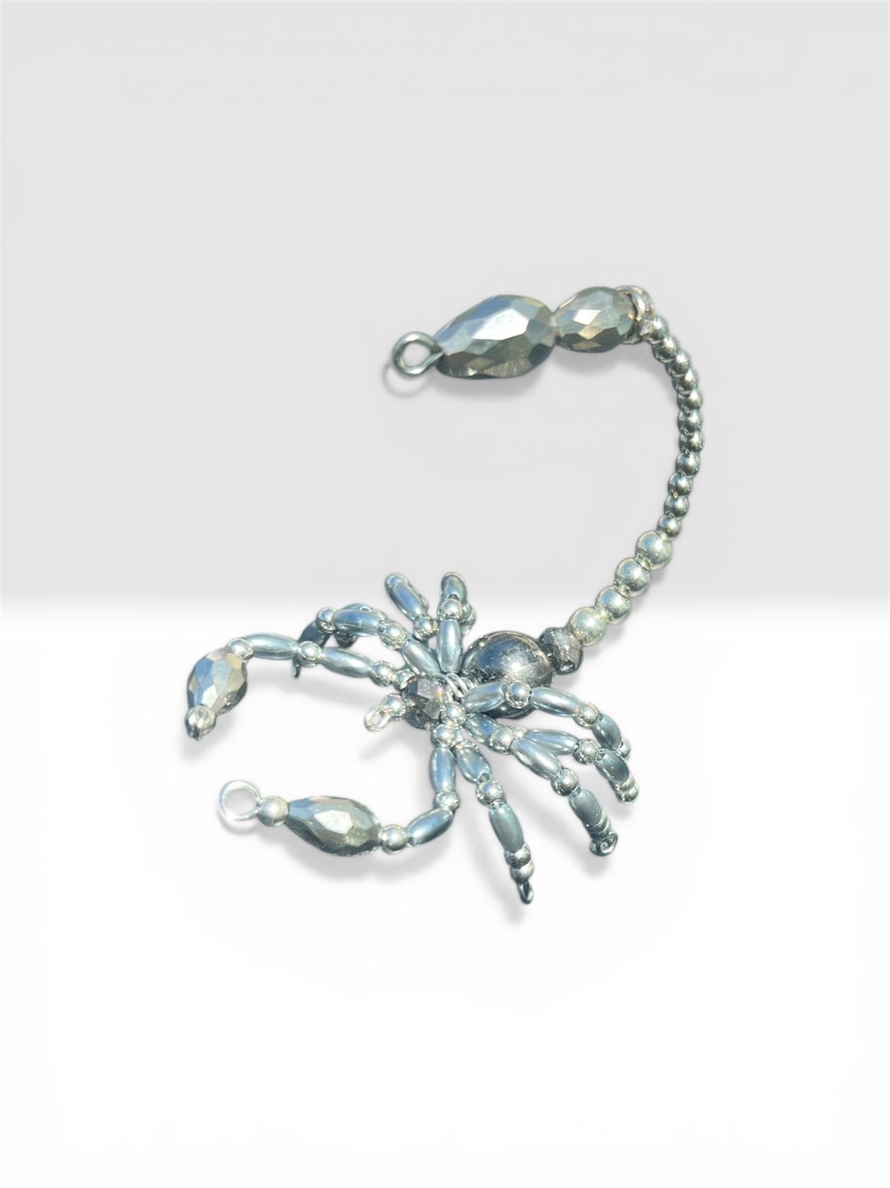 Handmade Beaded Scorpion Figurine