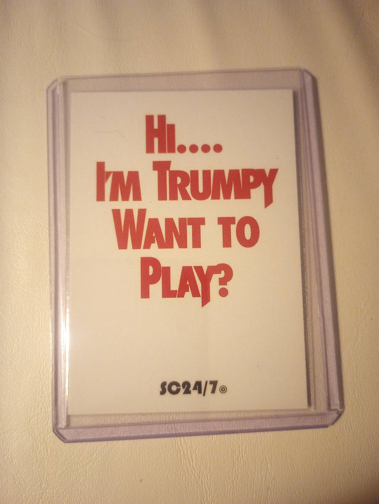 Chucky Trump Custom Trading Card