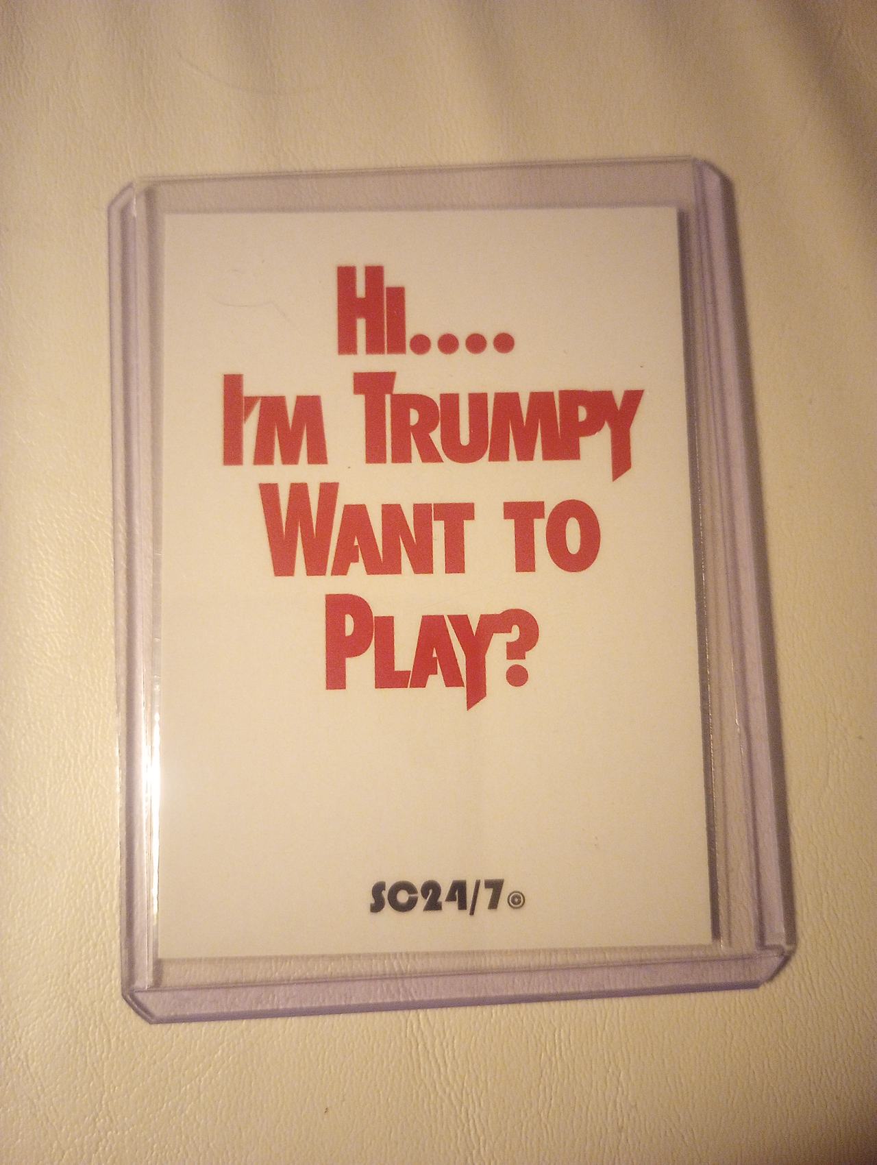 Chucky Trump Custom Trading Card