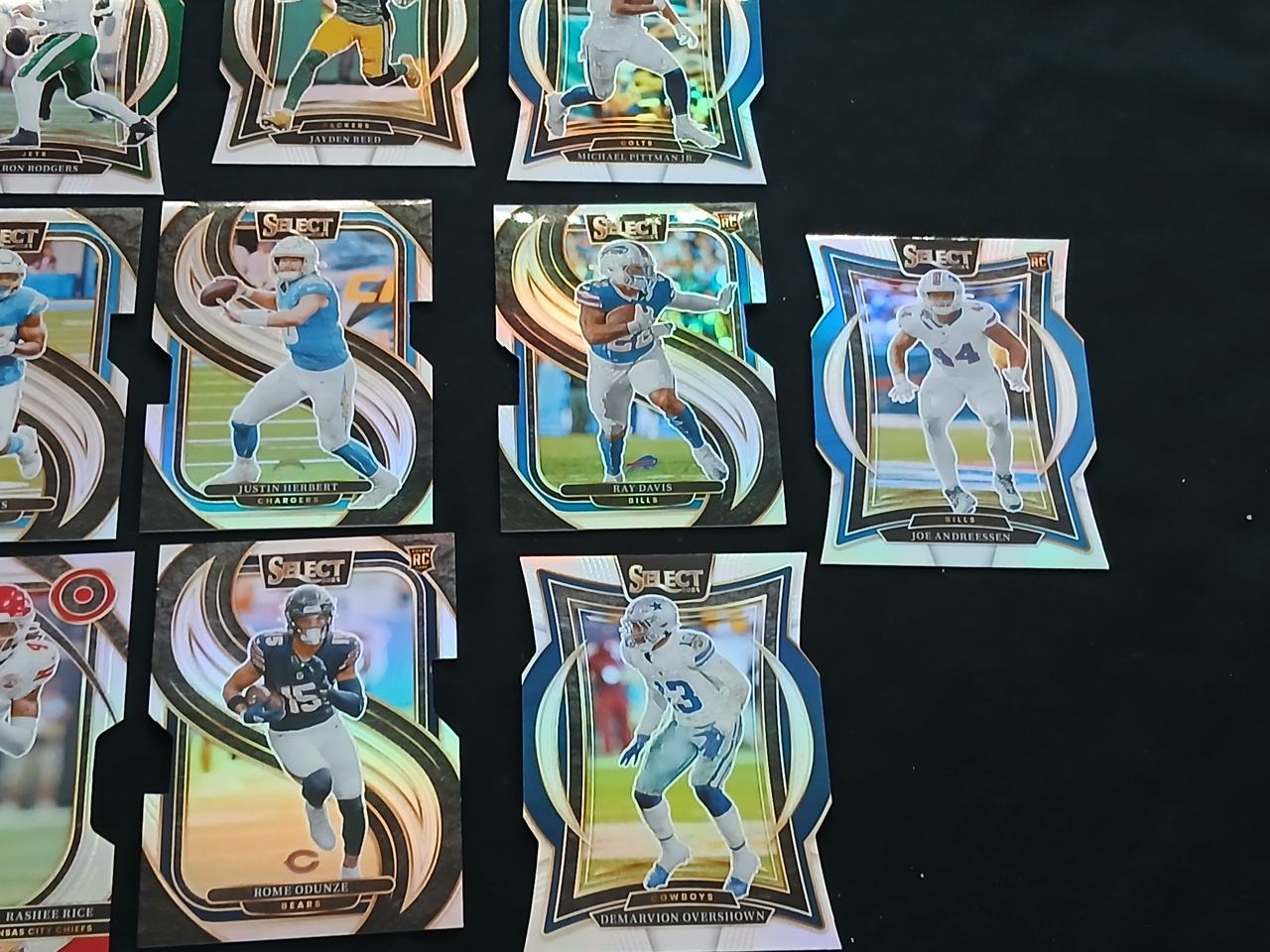 2023 Panini Select Football Die-Cut Cards