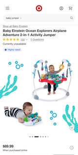 Baby Einstein Sky Explorers Activity Jumper - Image 2