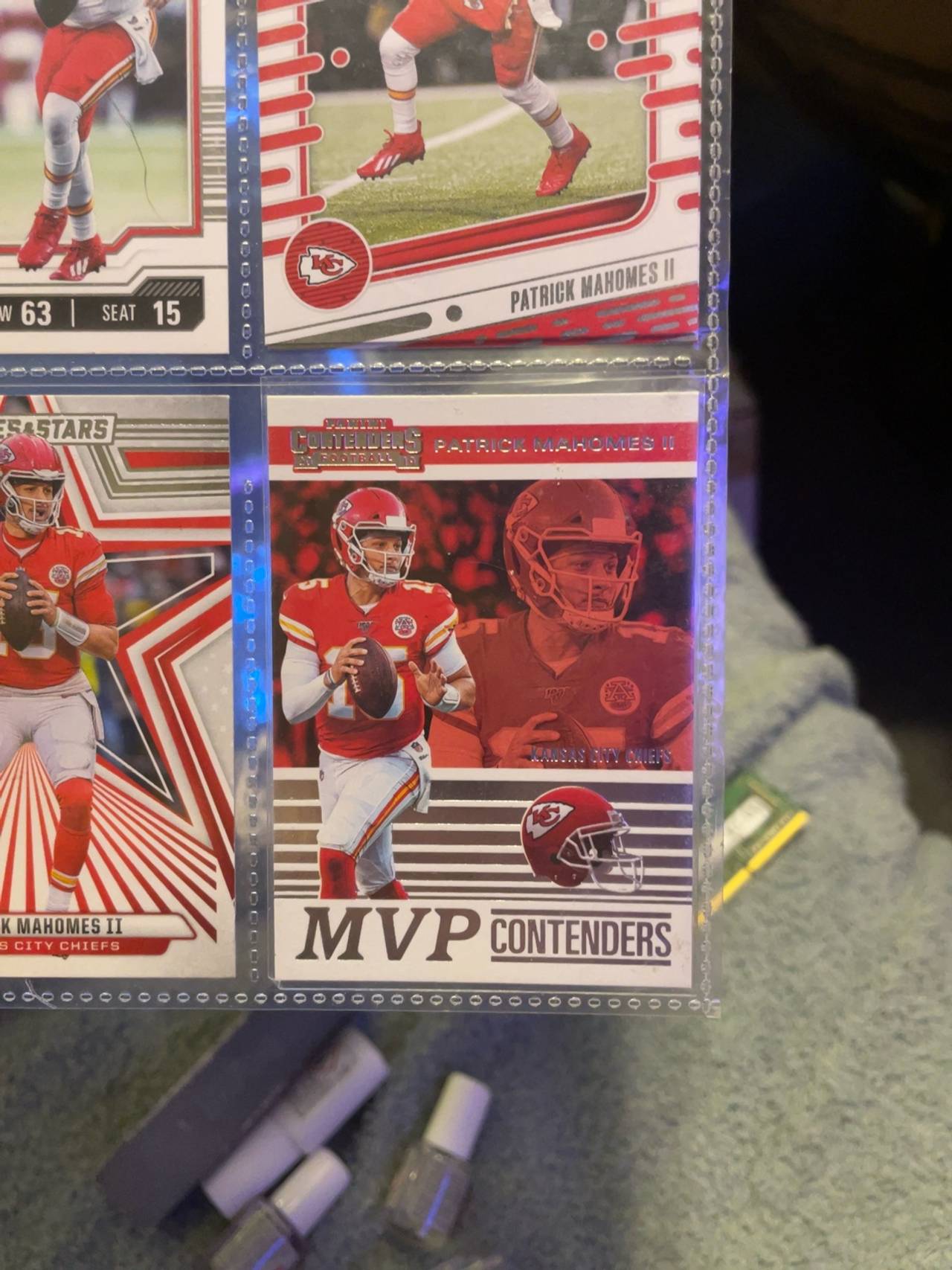 Panini 2019 Patrick Mahomes II Contenders MVP Card