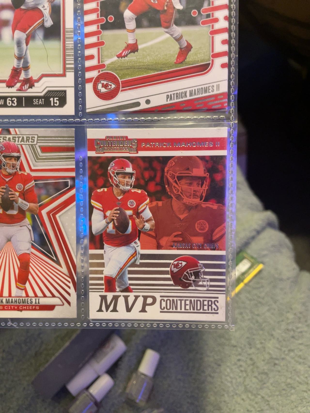 Panini 2019 Patrick Mahomes II Contenders MVP Card