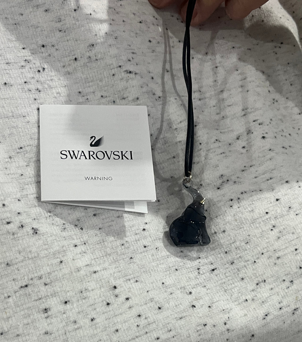 Swarovski Crystal Elephant Pendant Necklace