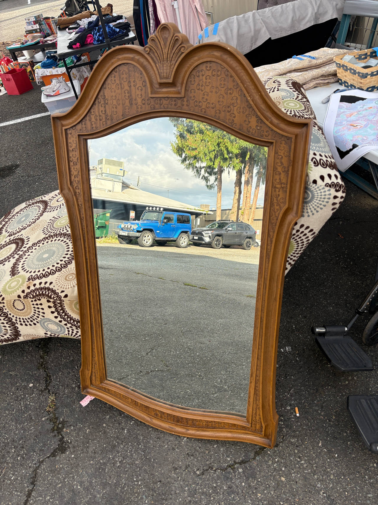 Vintage Ornate Wall Mirror