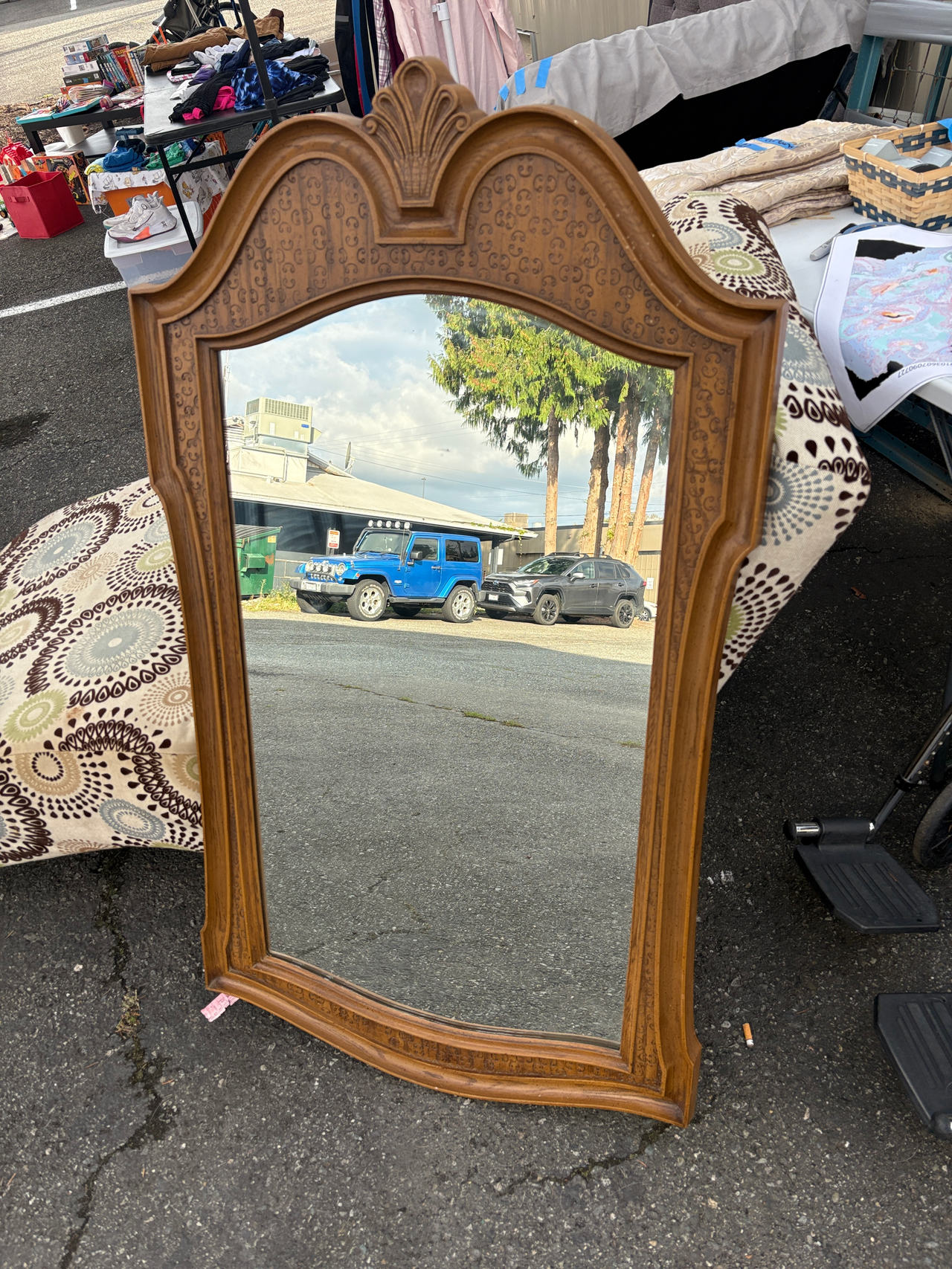 Vintage Ornate Wall Mirror