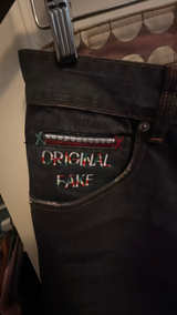 Levi's Original Fake x KAWS Denim Jeans Size 32 - Image 3