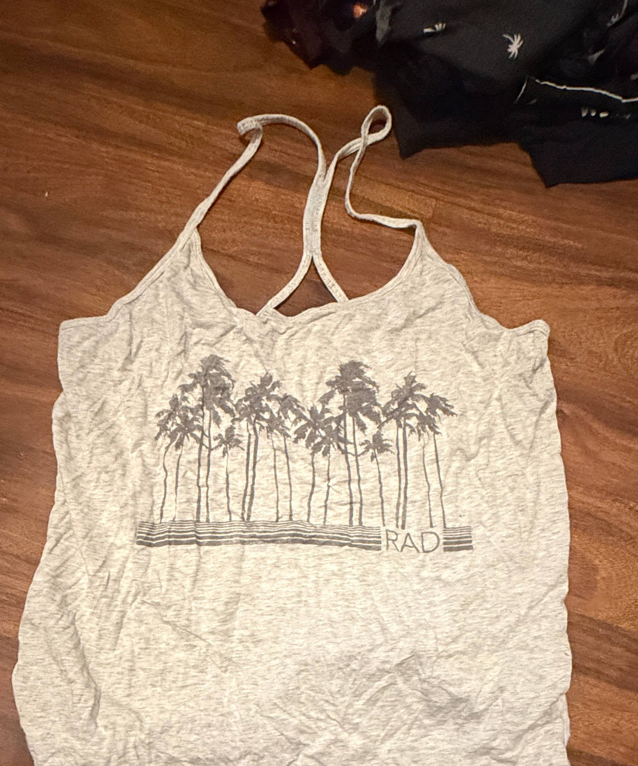 RAD Palm Tree Graphic Tank Top aerie size medium