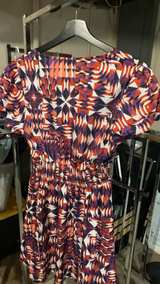 Inner Circle Geometric Print Smocked Waist Dress - Image 2
