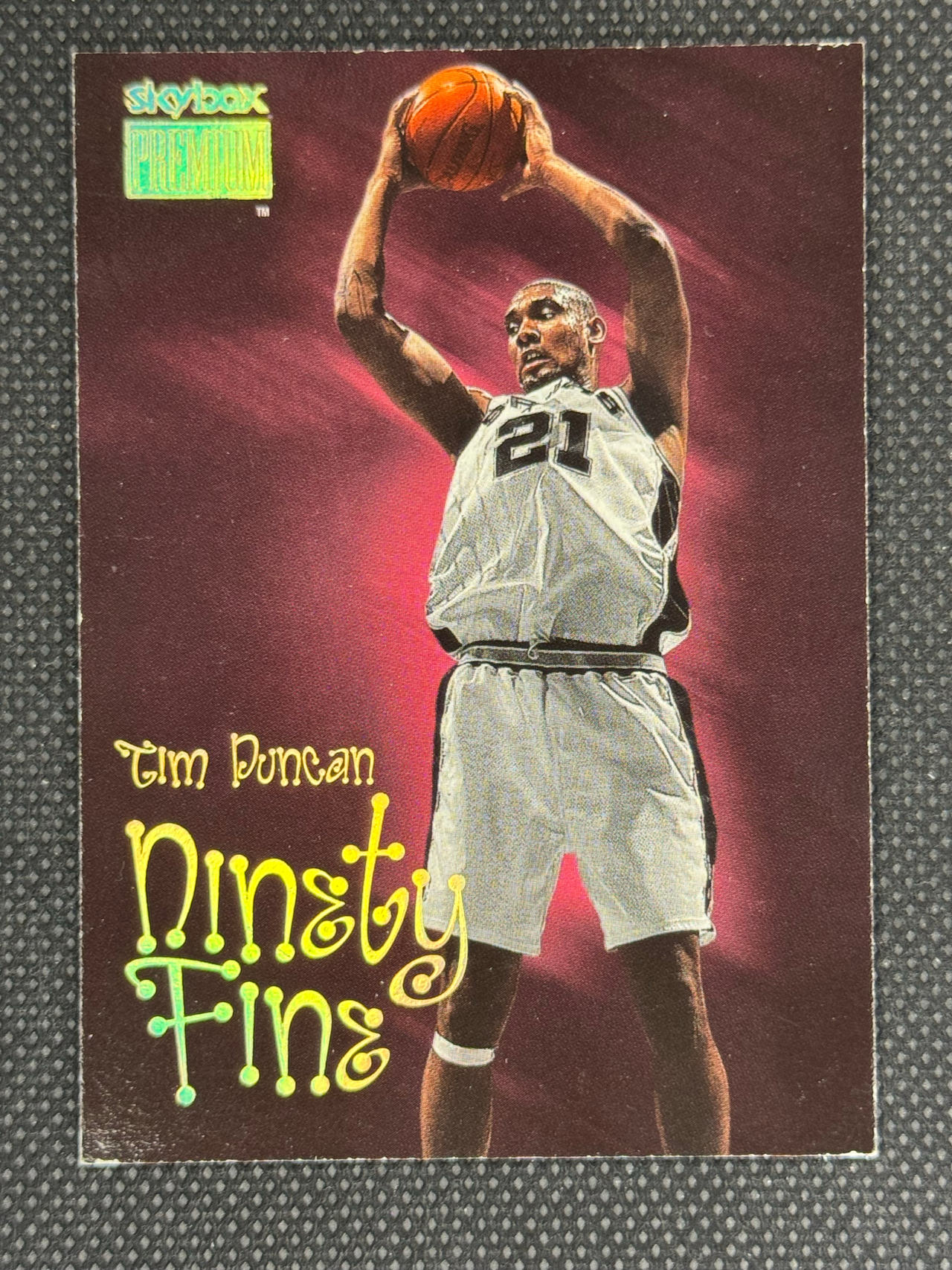 SkyBox Premium Tim Duncan Rookie Card