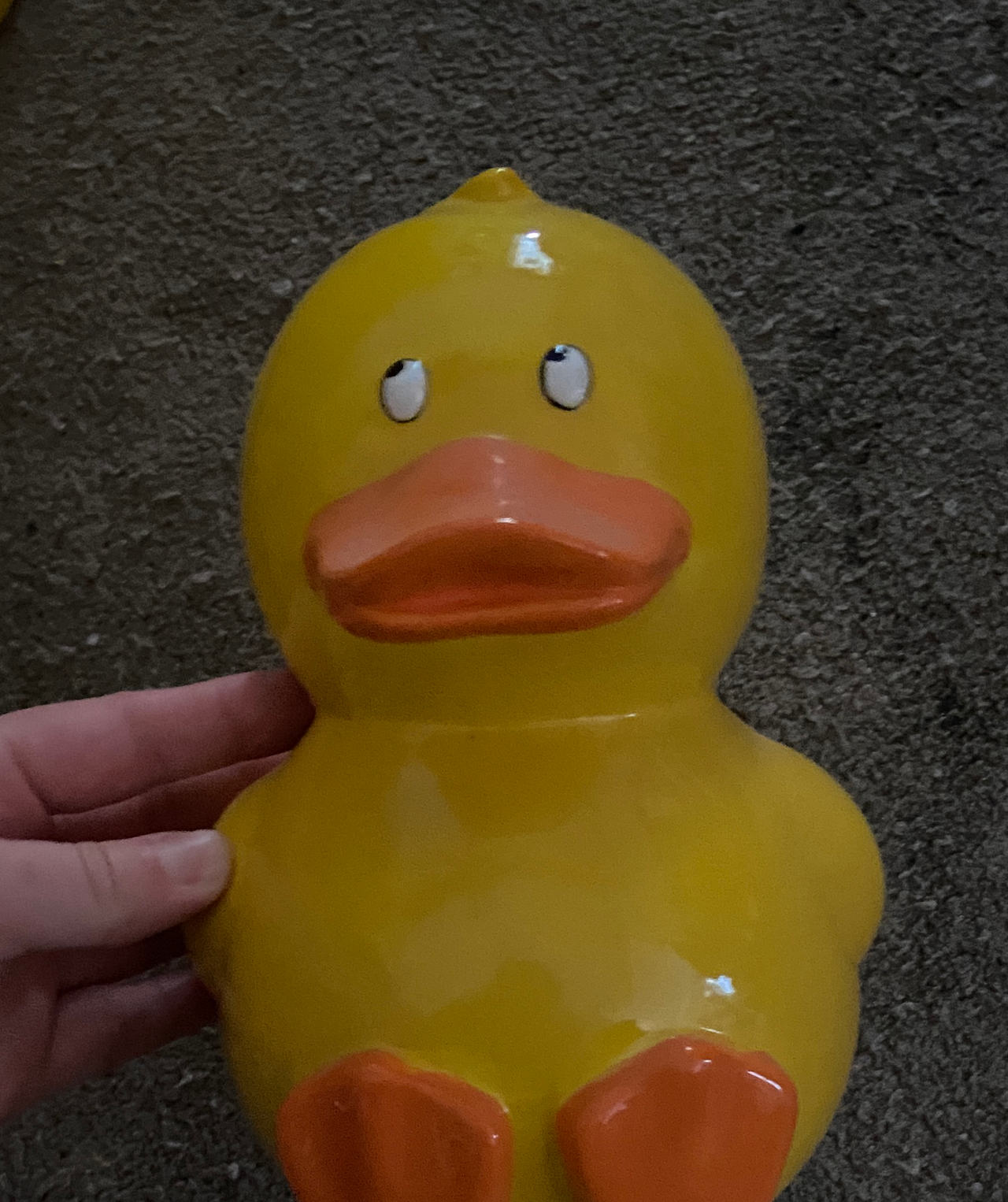 Vintage Ceramic Duck Piggy Bank