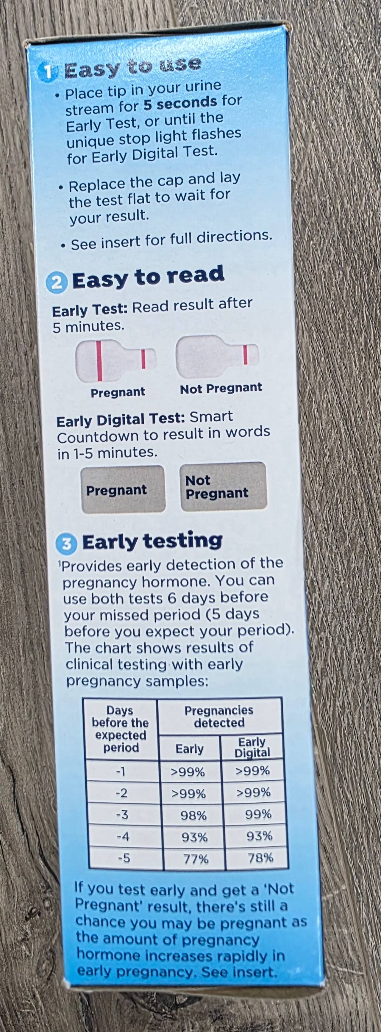 Clearblue Early Combo Pack Pregnancy Tests, 4 Count