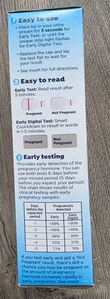 Clearblue Early Combo Pack Pregnancy Tests, 4 Count - Image 1