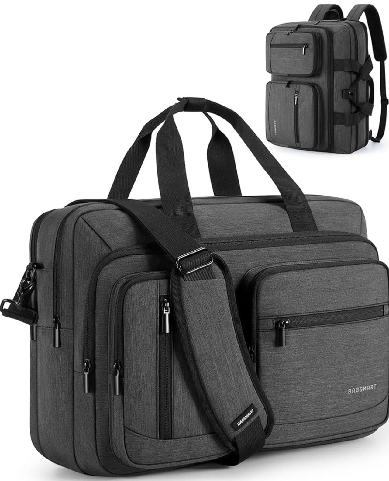 BAGSMART 17.3 Inch Convertible Laptop Backpack