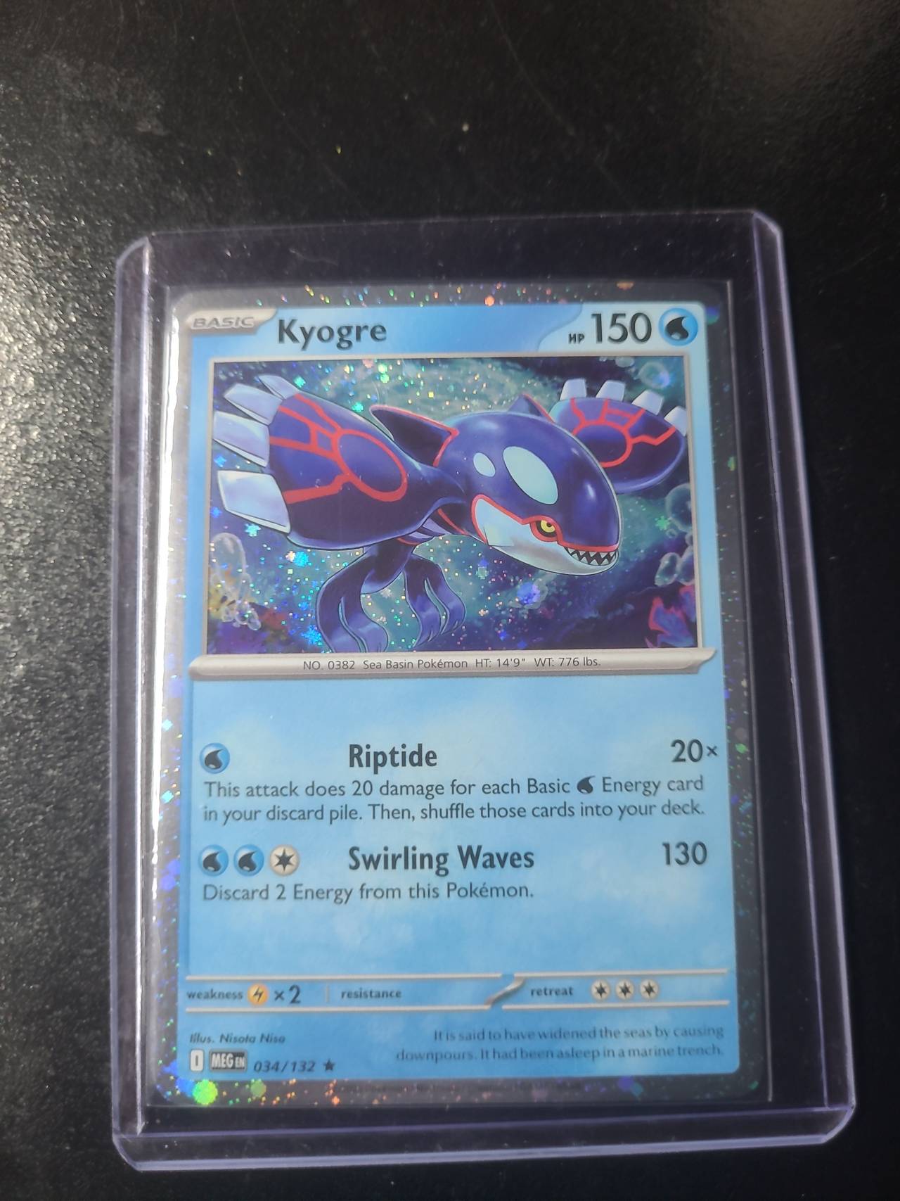 Pokémon TCG Kyogre Celebrations 034/132 Holo Rare