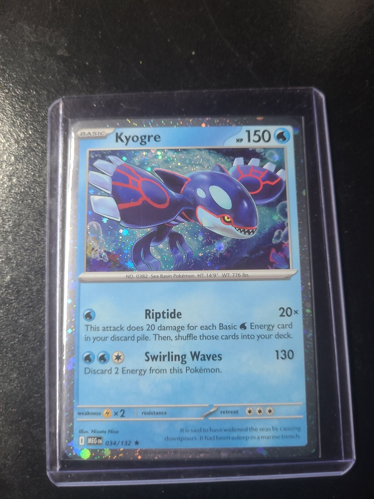 Pokémon TCG Kyogre Celebrations 034/132 Holo Rare