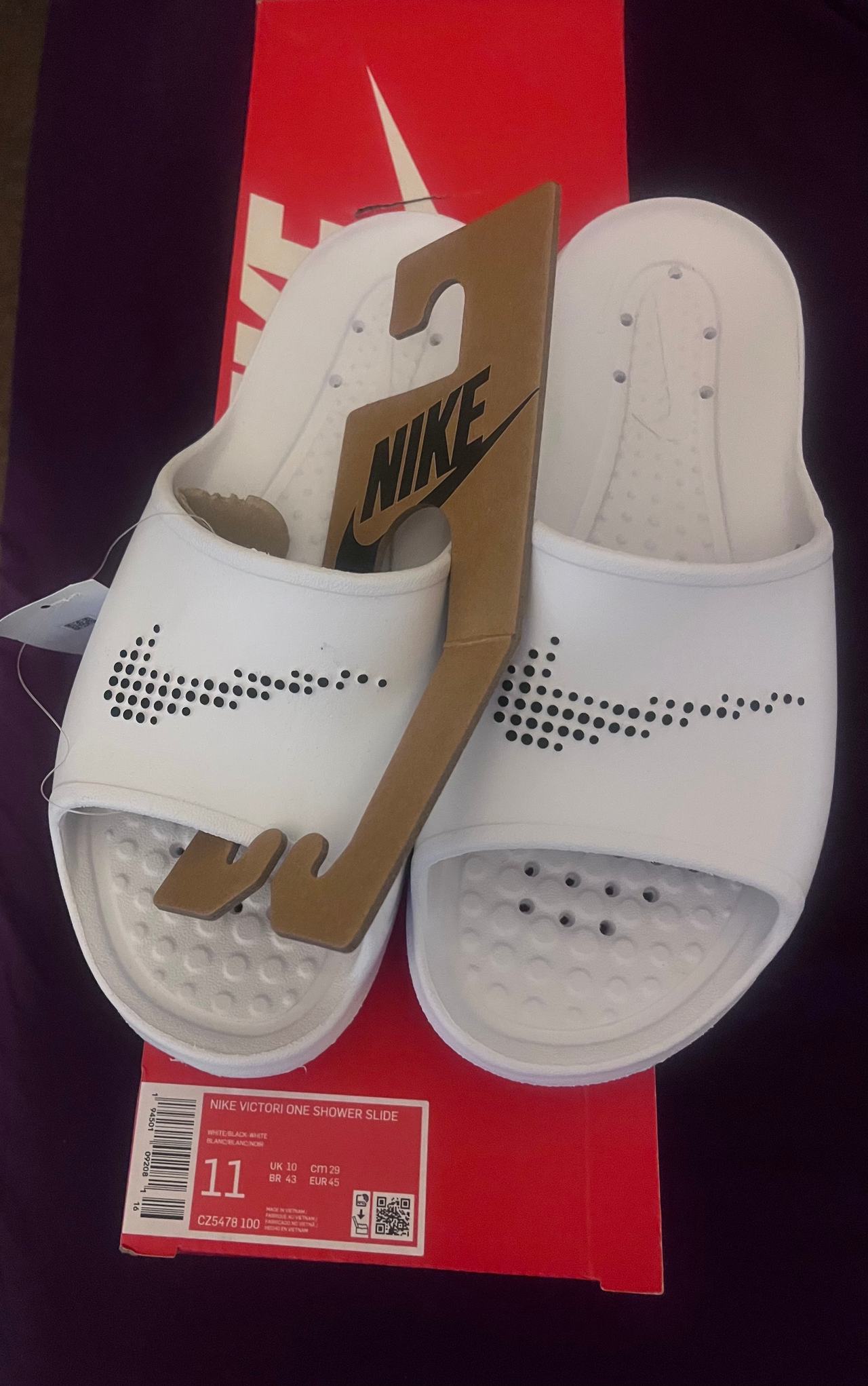 Nike Victori One Shower Slide White/Black
