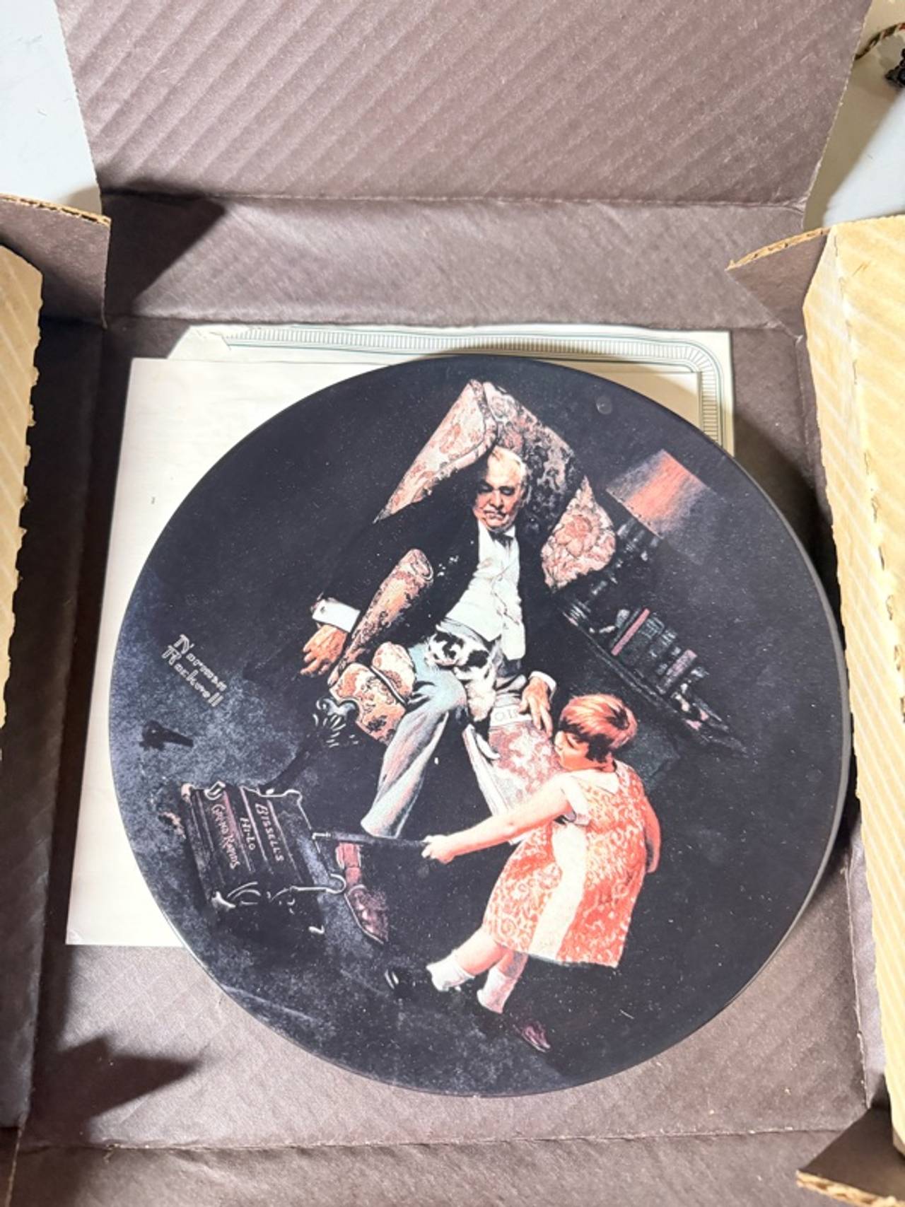 Norman Rockwell The Dreamer Collector Plate