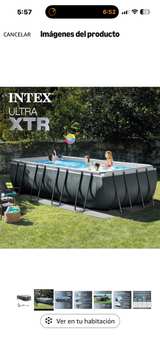 Intex 18ft x 9ft x 52in Ultra XTR Rectangular Pool Set with Sand Filter Pump - Image 7