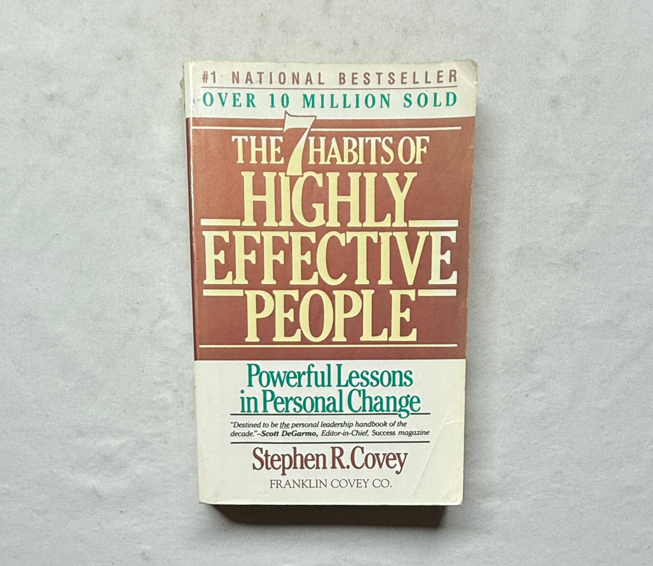 The 7 Habits of Highly Effective People by Stephen R. Covey