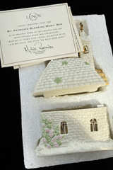 Lenox St. Patrick's Blessing Music Box Irish Cottage Collection - Image 1