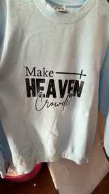 Comfort Colors Make Heaven Crowded Sweatshirt - size XL - Image 2