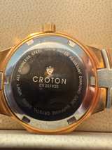 Croton Ladies Diamond-Accent Quartz Watch – Sapphire Crystal, 10 ATM, Date - Image 4