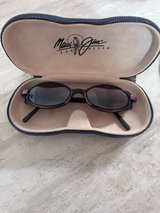 Maui Jim Oval Burgundy Polarized Sunglasses - Image 1