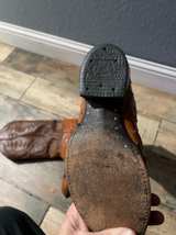 Ostrich Leather Cowboy Boots Tony Lama - Image 1