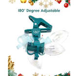 C7 C9 Christmas Lights Universal Spring Clips, 50 Count Quick Spring Clips - Image 3
