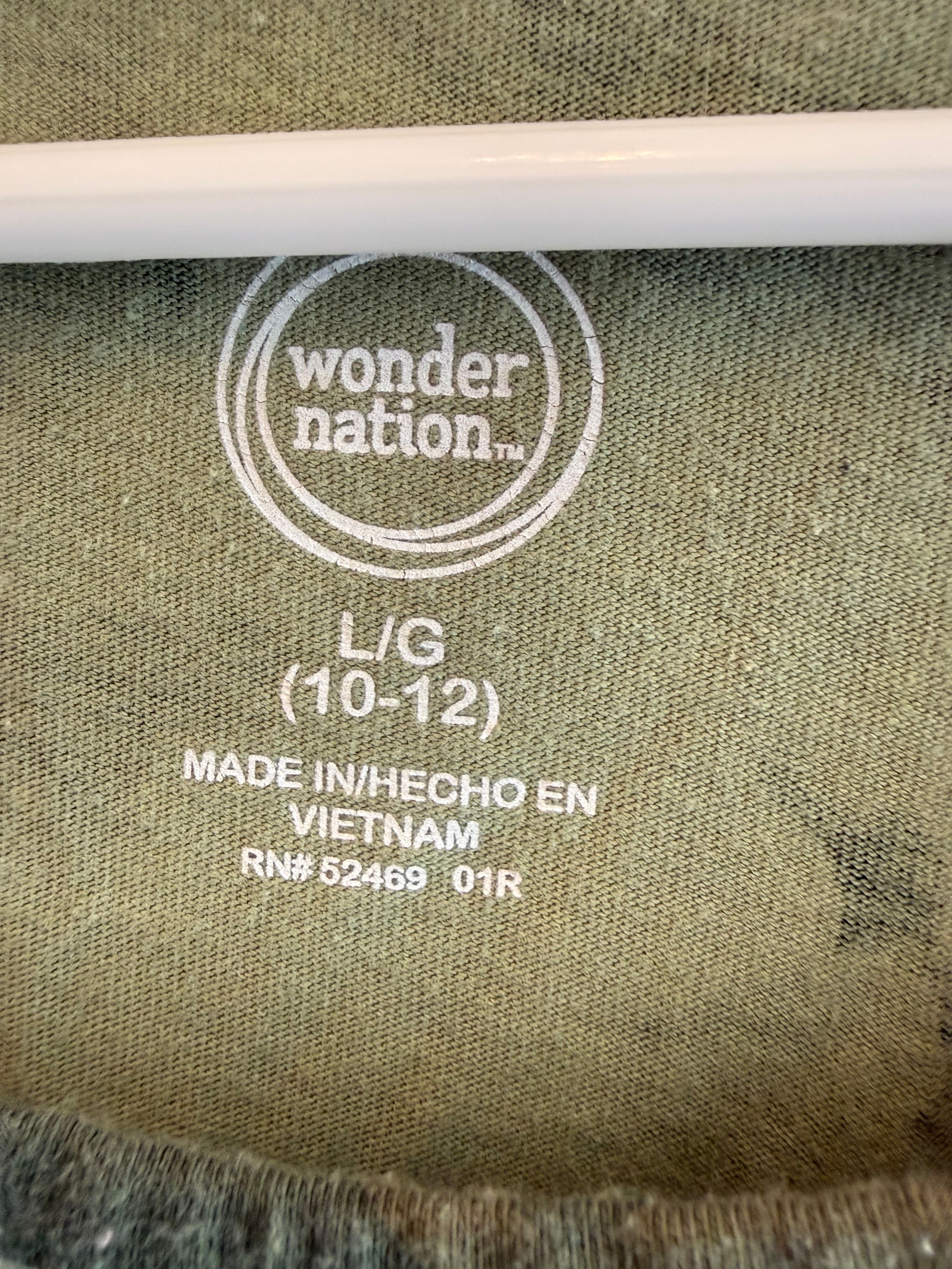 Wonder Nation Girls Long Sleeve Camo Dress - Image 2