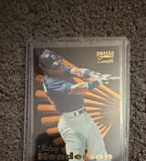 1996 Pinnacle Zenith Rickey Henderson #100 Baseball Card - Image 1