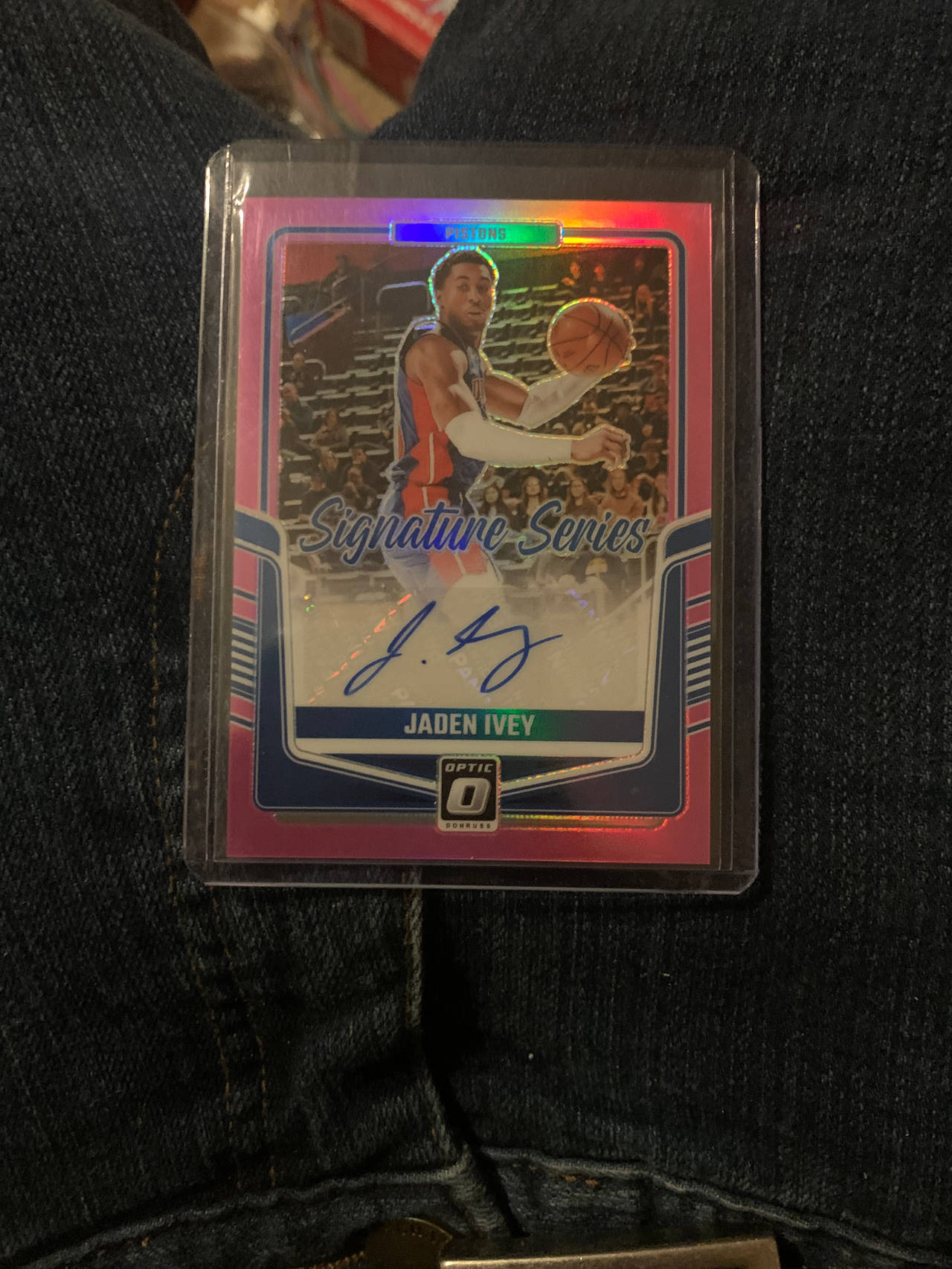2022-23 Donruss Optic Signature Series Jaden Ivey Autograph Card