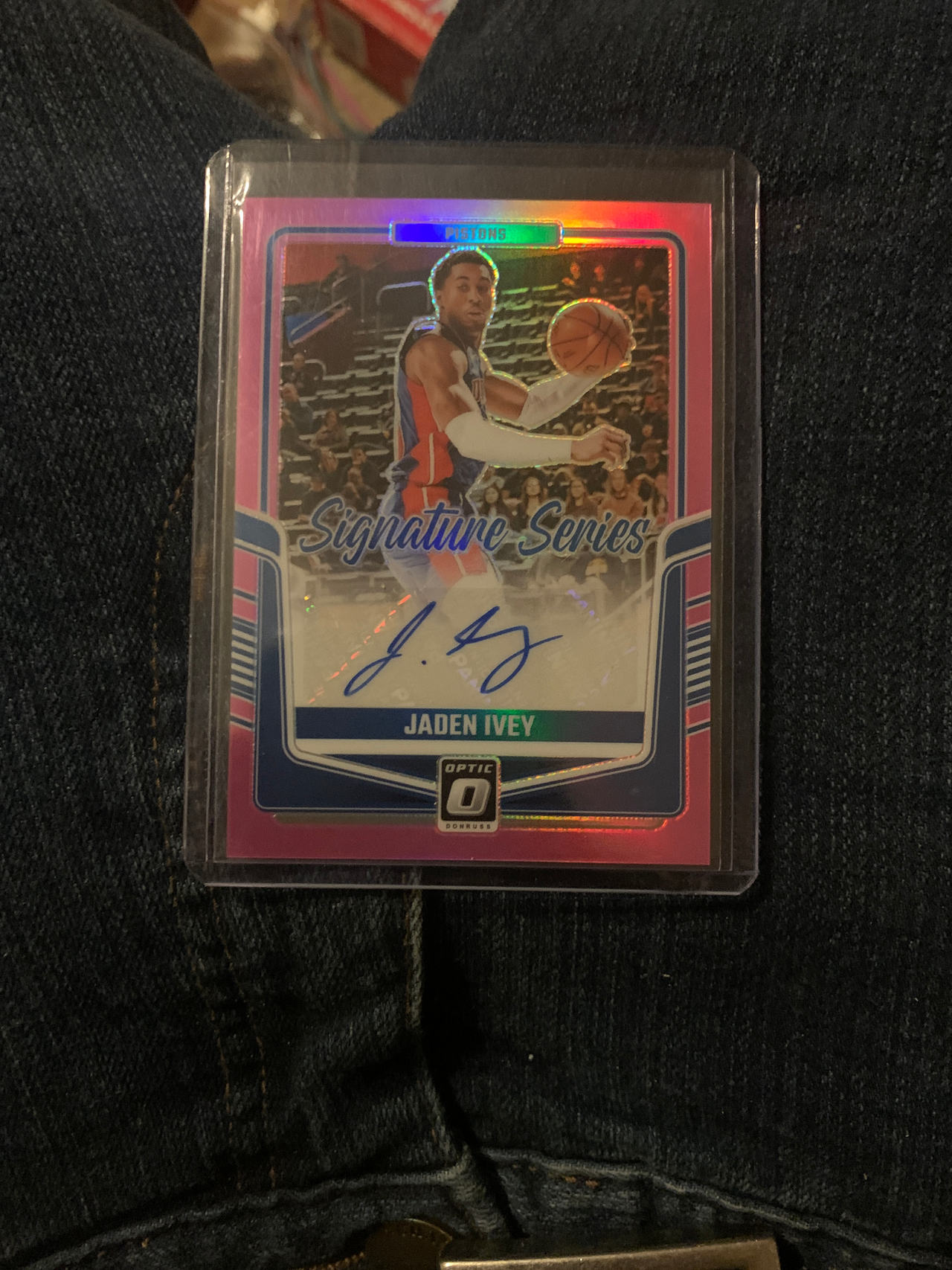 2022-23 Donruss Optic Signature Series Jaden Ivey Autograph Card