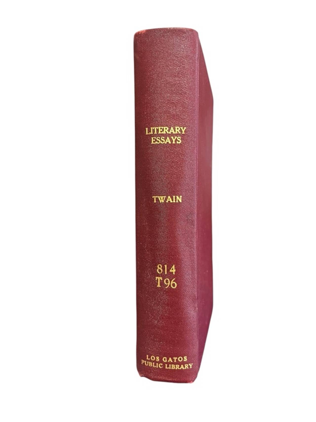 literary essays book, by mark twain, 1899 Hardcover