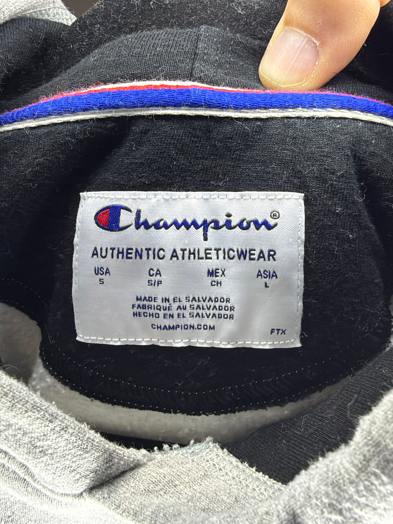 Champion Men's Camo Box Logo Hoodie